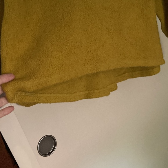 Elizabeth Suzann Billie sweater citron Alabama Chanin collab sz Medium - Picture 6 of 6